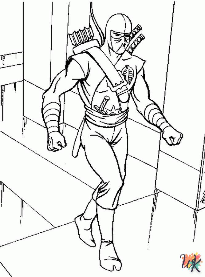 cute coloring pages Action Man