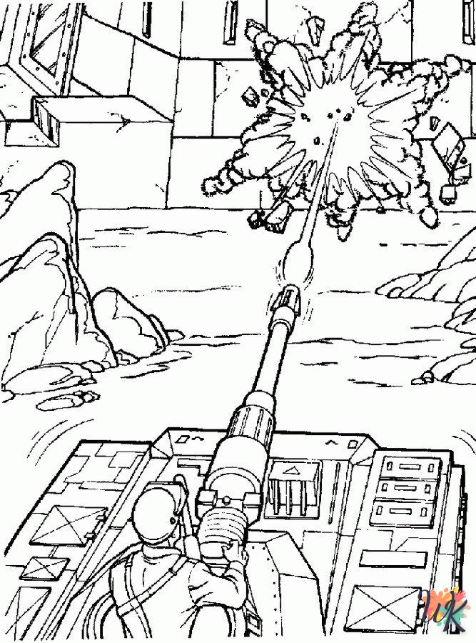 cute coloring pages Action Man