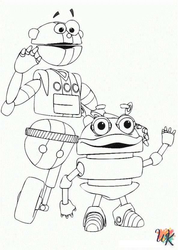 Adiboo coloring pages for preschoolers 1