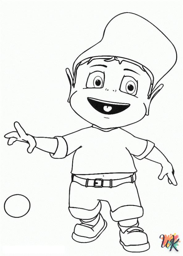 free Adiboo coloring pages printable