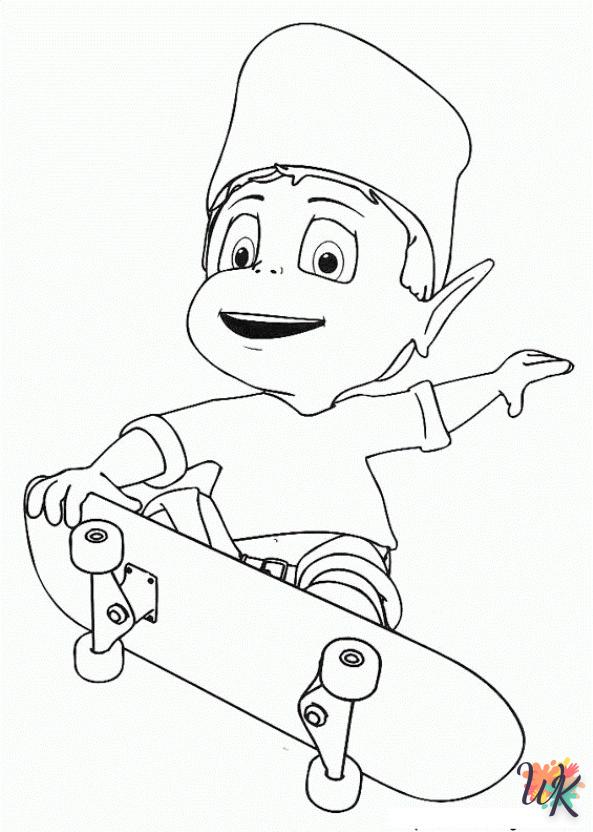 cute coloring pages Adiboo