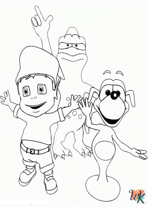 printable Adiboo coloring pages for adults 1