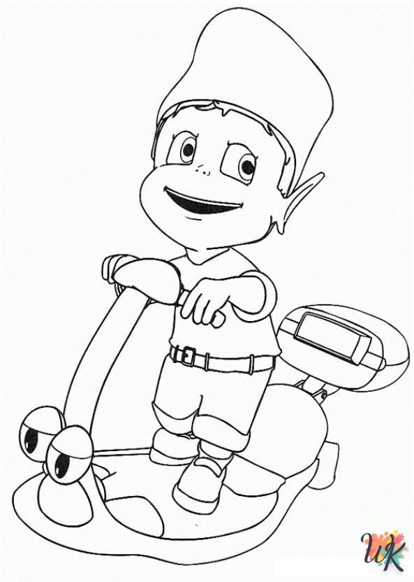 free Adiboo coloring pages for kids