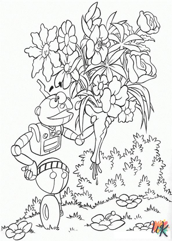 Adiboo ornaments coloring pages