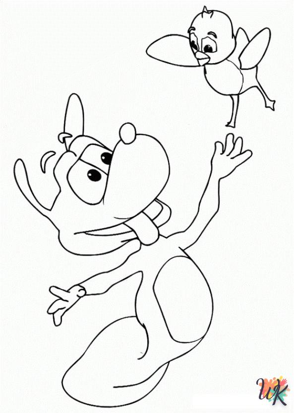 hard Adiboo coloring pages