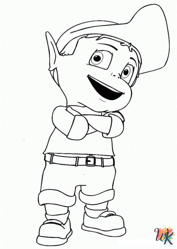 Adiboo ornament coloring pages