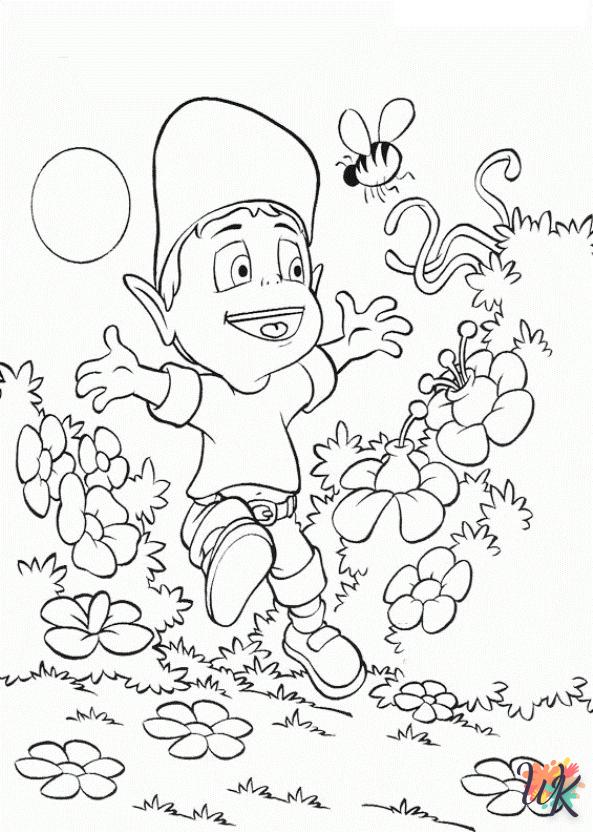 Adiboo coloring pages for preschoolers
