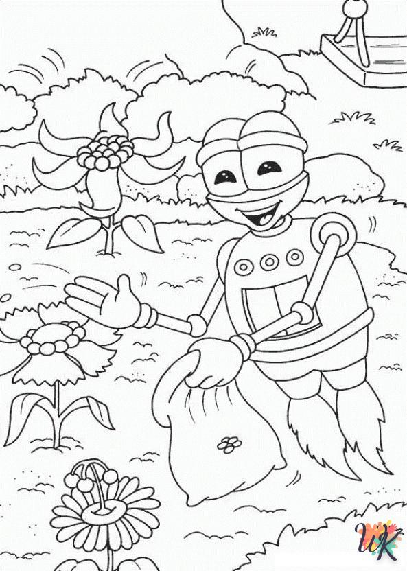 Adiboo ornaments coloring pages