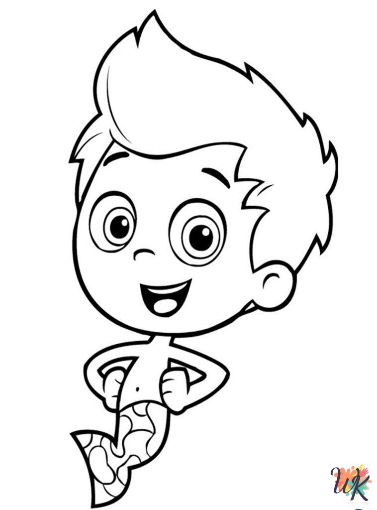 Bubble Guppies coloring pages for adults