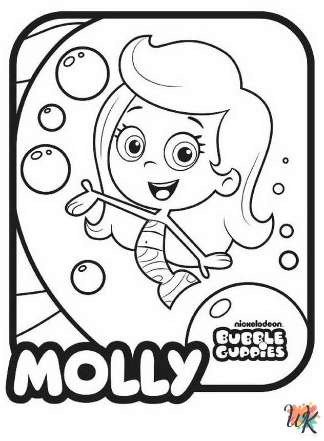 printable Bubble Guppies coloring pages