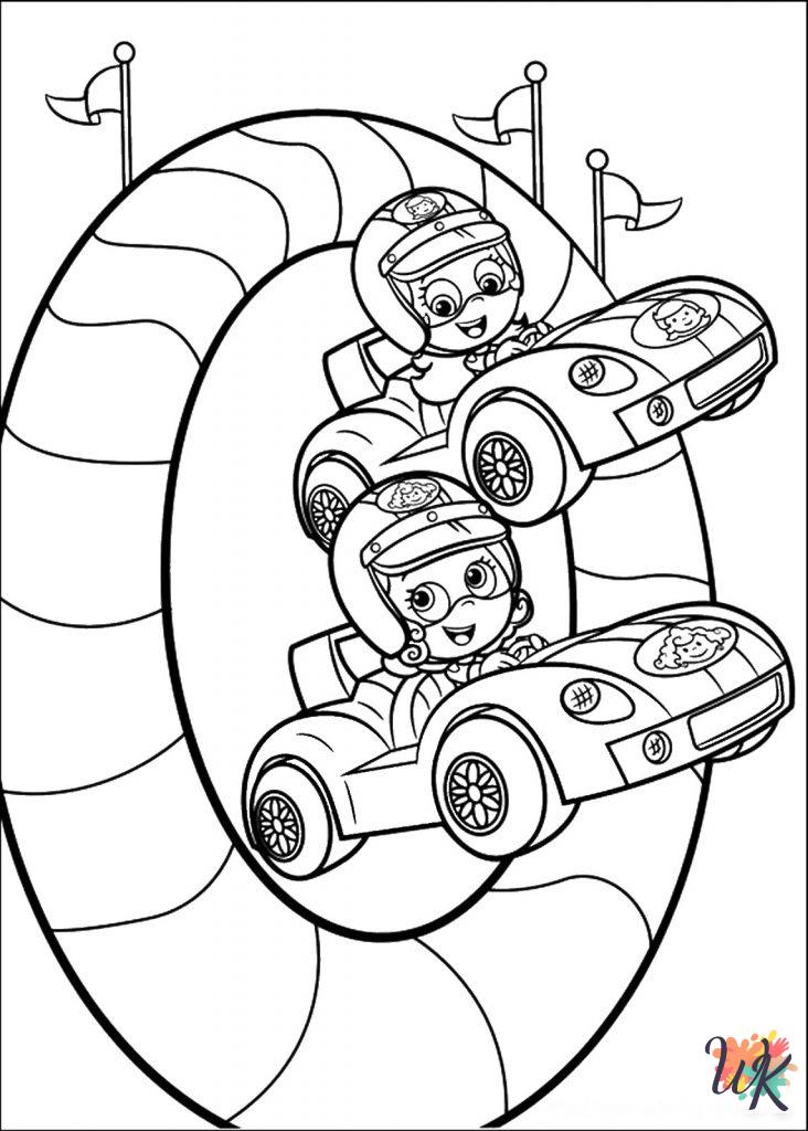 cute coloring pages Bubble Guppies