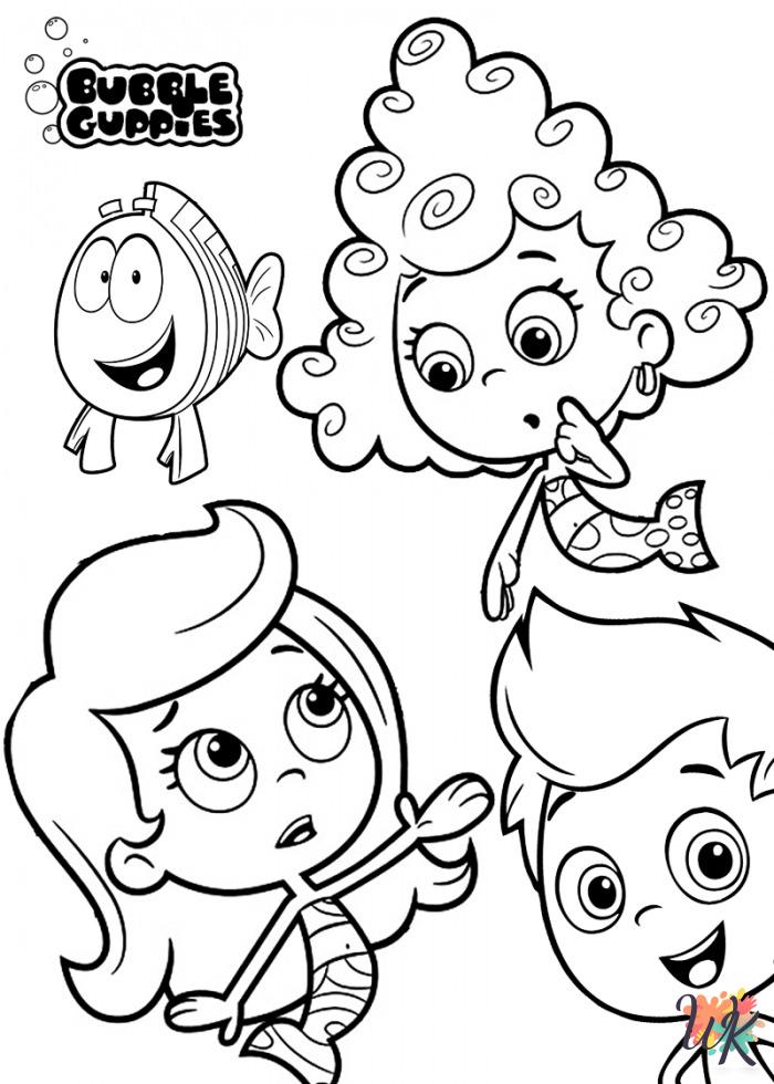 Bubble Guppies coloring pages free
