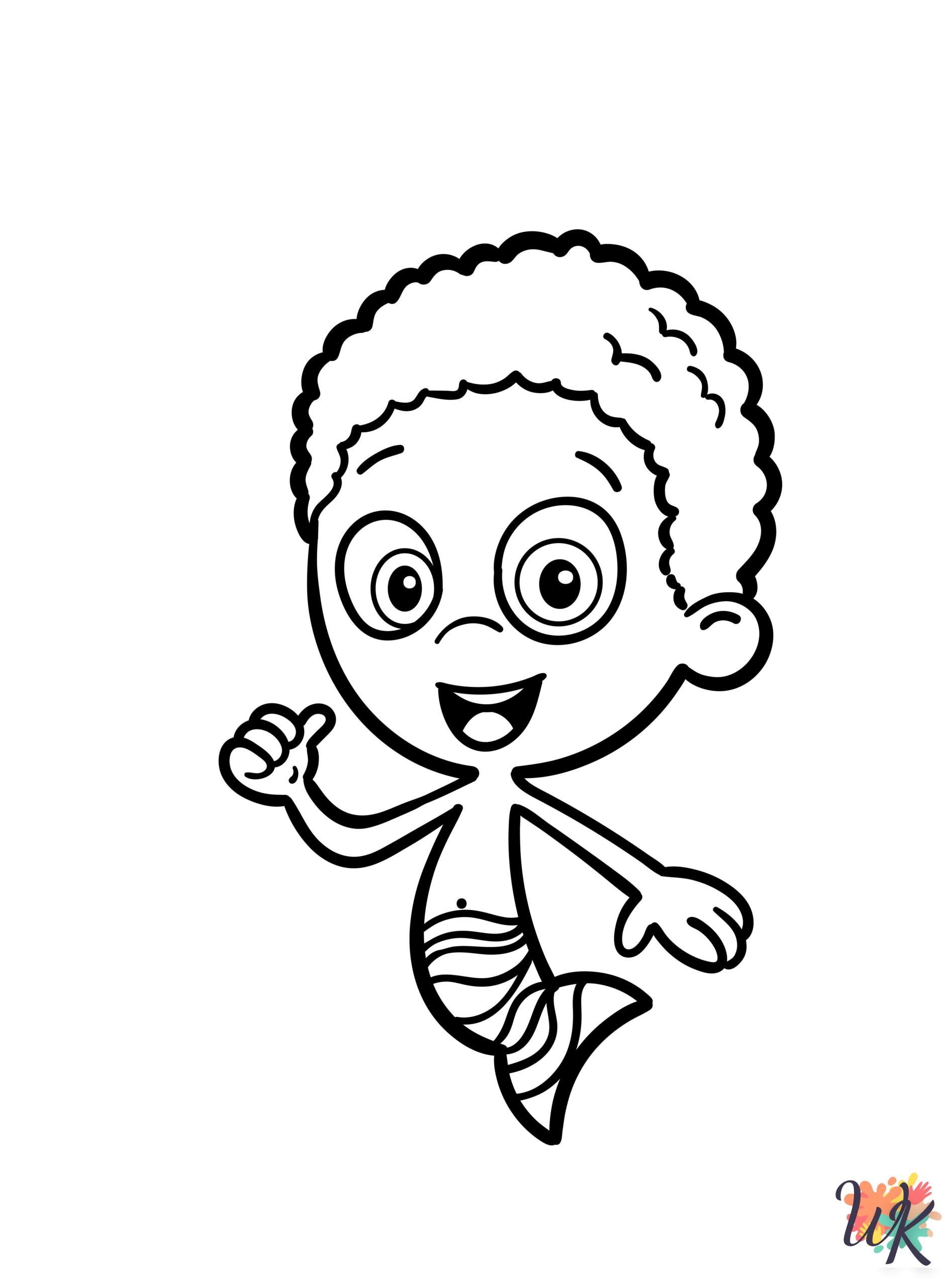 Bubble Guppies adult coloring pages