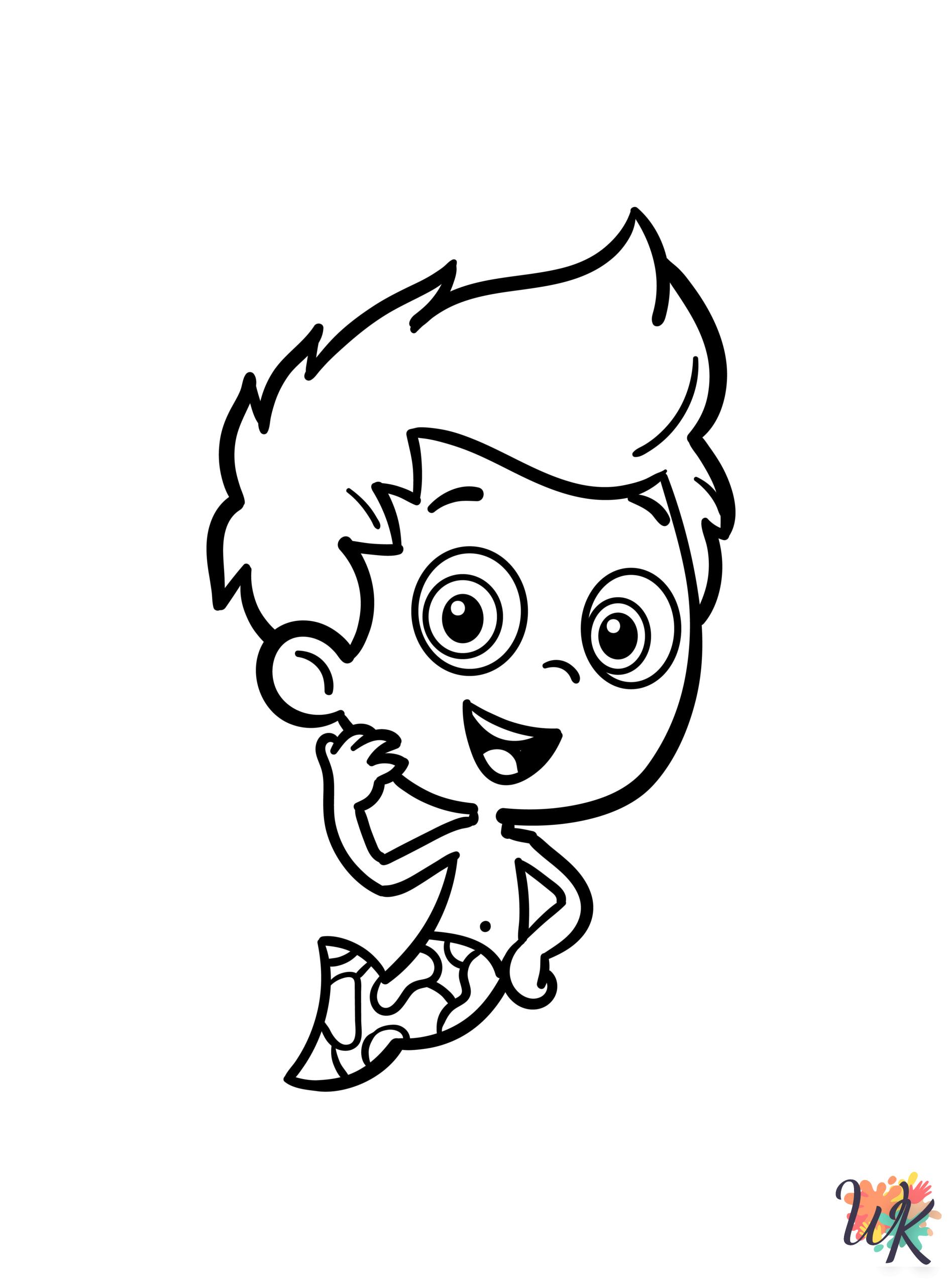 Bubble Guppies coloring pages printable free