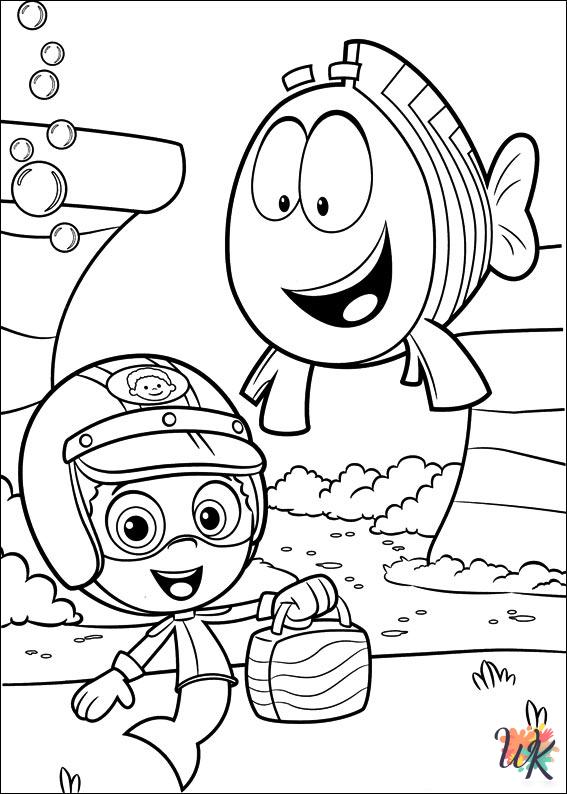 Bubble Guppies coloring pages free printable