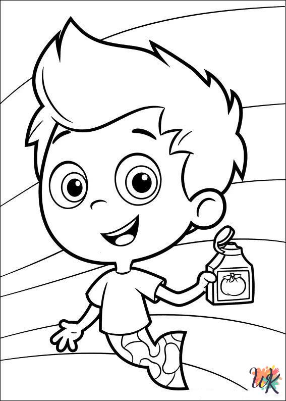 Bubble Guppies coloring pages for adults