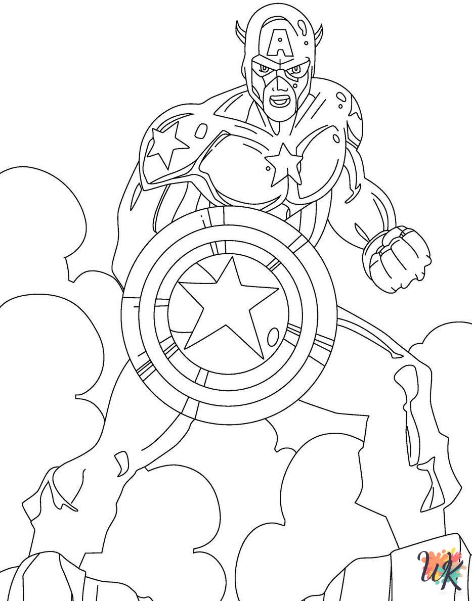 Superhero coloring pages grinch