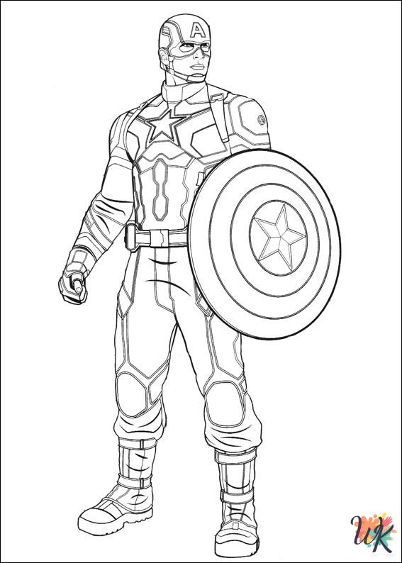 coloring pages for Superhero