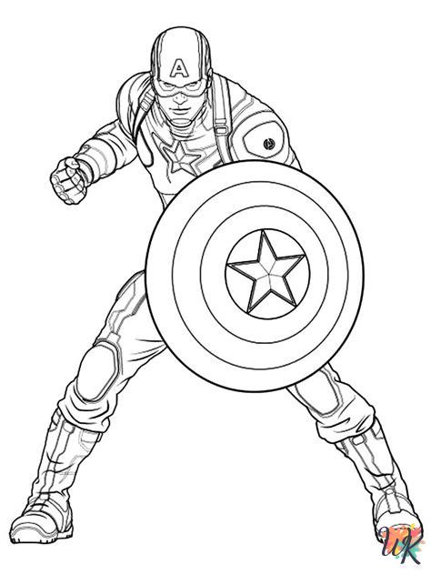 Captain America coloring pages