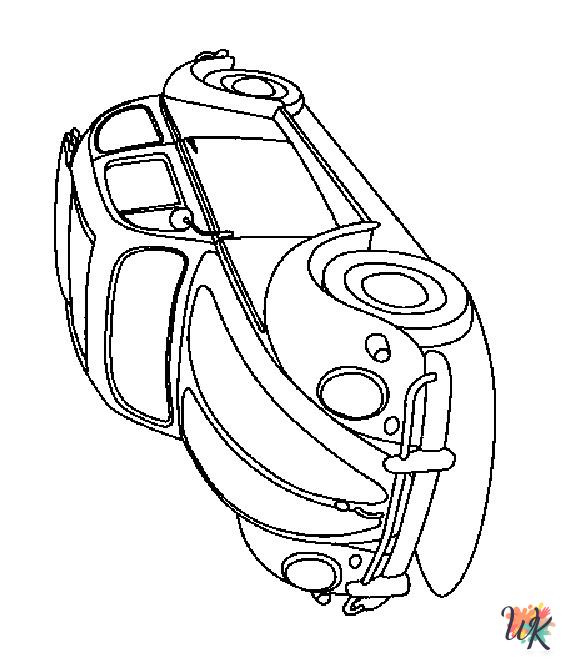 free full size printable Cars coloring pages for adults pdf