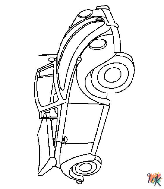 Cars coloring book pages
