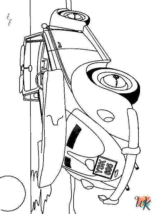 Cars coloring book pages