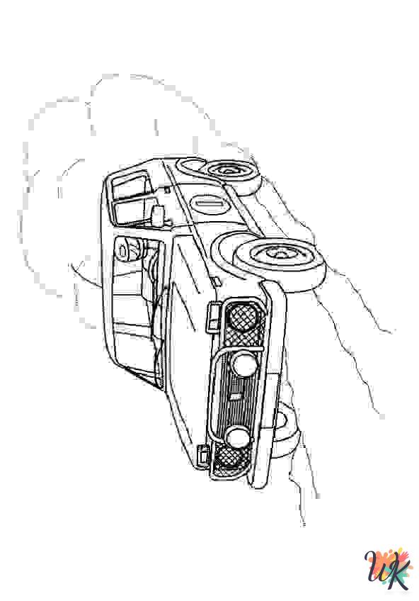 Cars coloring pages easy
