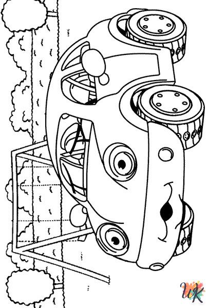 Cars coloring pages grinch