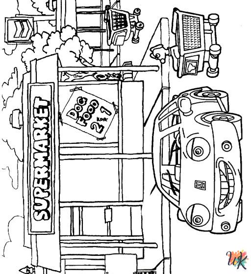 free printable coloring pages Cars