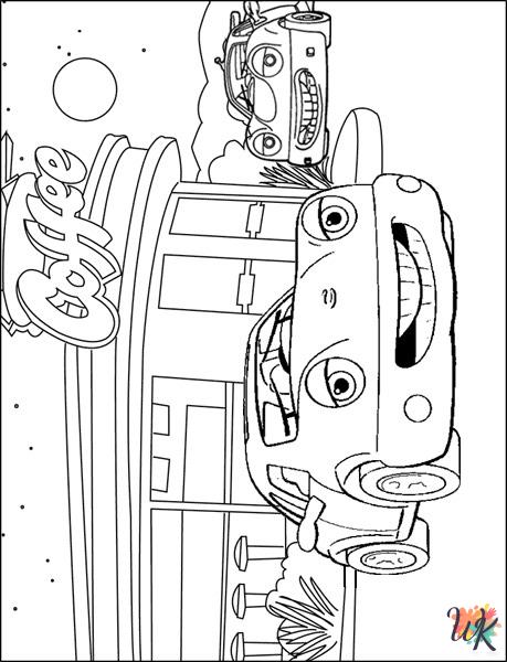 Cars coloring pages for adults easy