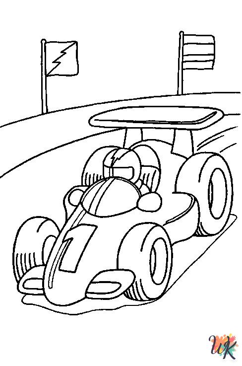 Cars free coloring pages