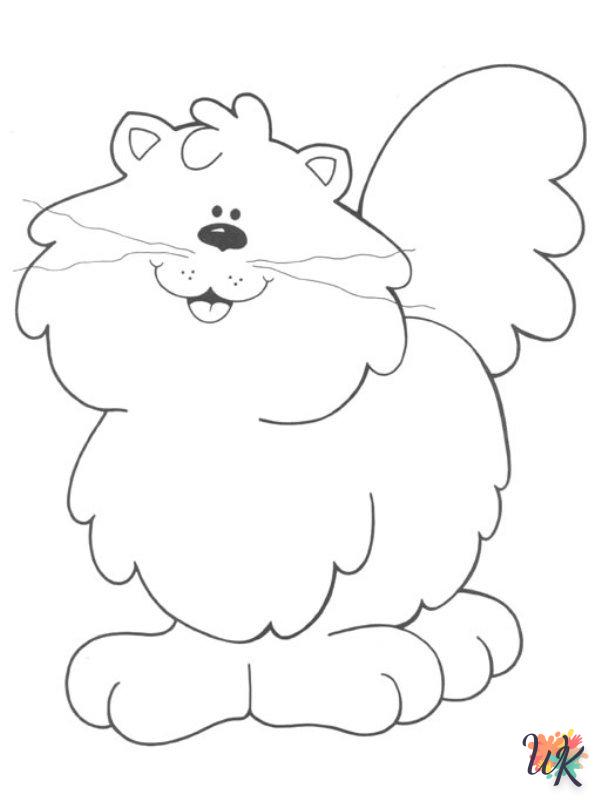 free Cats and Dogs tree coloring pages