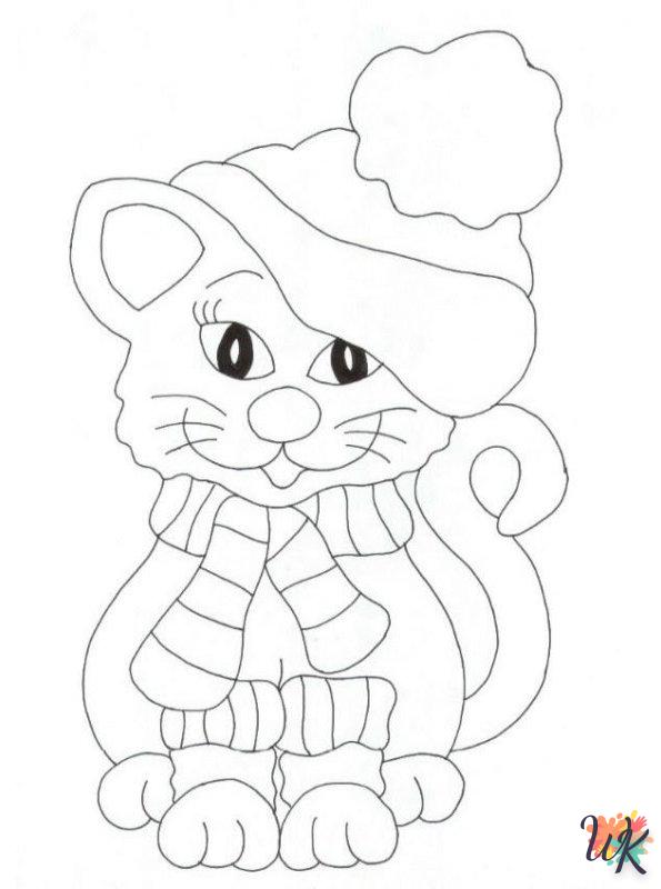merry Cats and Dogs coloring pages