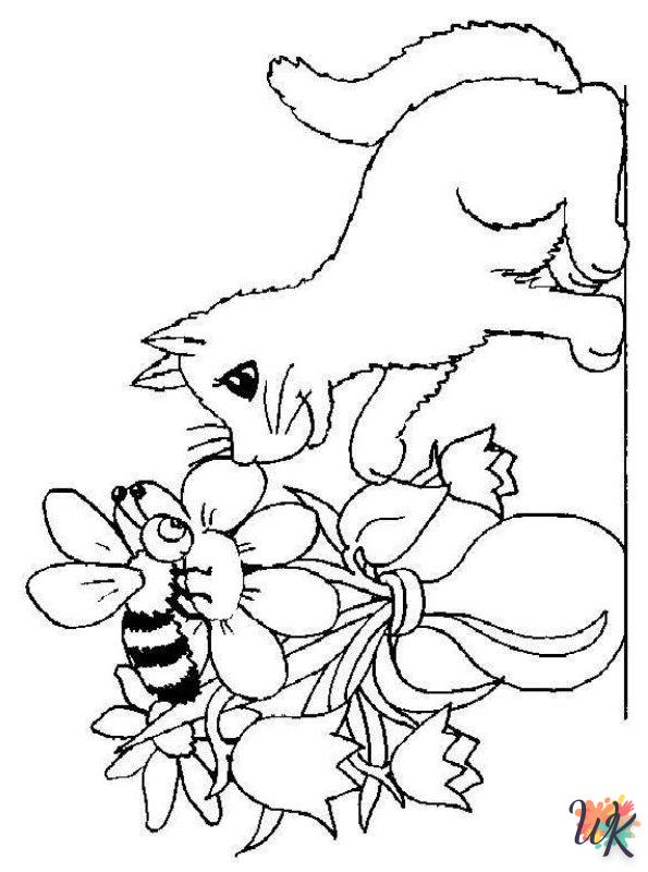 free printable Cats and Dogs coloring pages