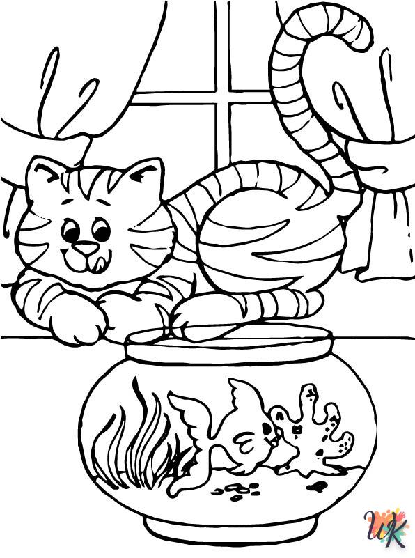 free printable coloring pages Cats and Dogs