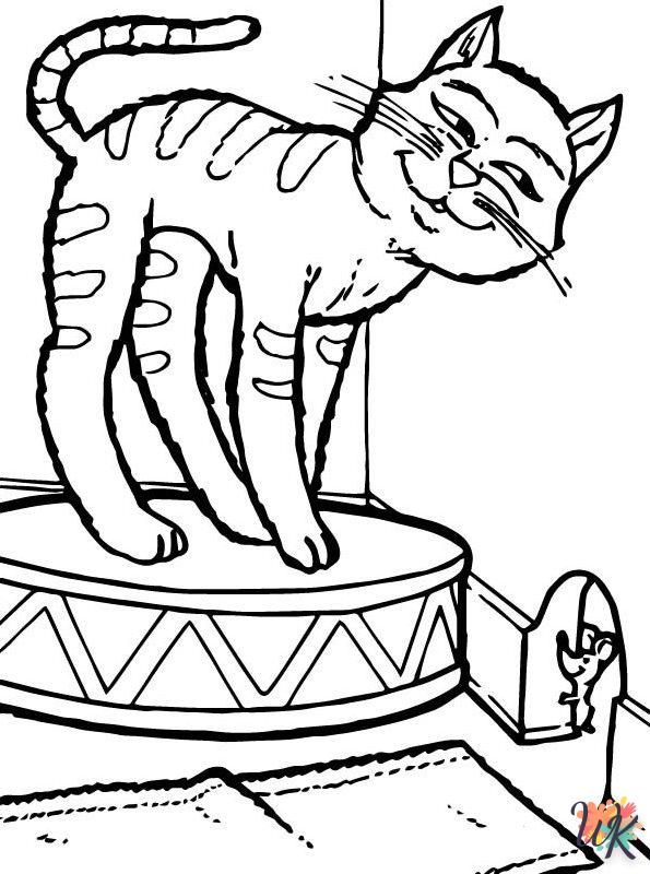 Cats and Dogs coloring pages free printable
