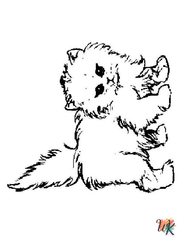Cats and Dogs coloring pages free