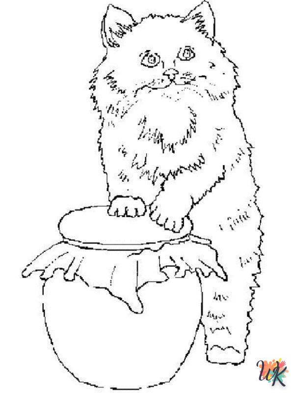 Cats and Dogs themed coloring pages