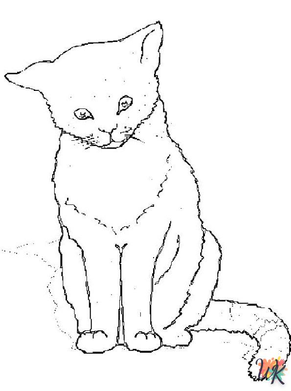 free printable Cats and Dogs coloring pages for adults