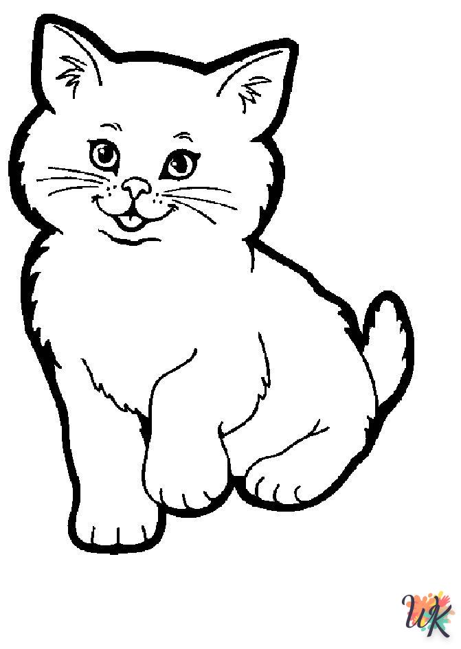 preschool Cats and Dogs coloring pages 1