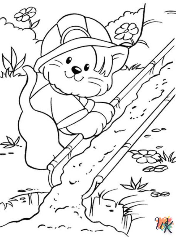 detailed Cats and Dogs coloring pages