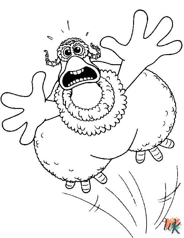 Chicken Run coloring pages for adults