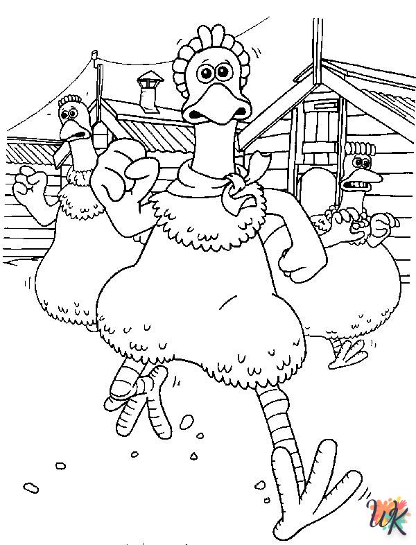 coloring pages Chicken Run