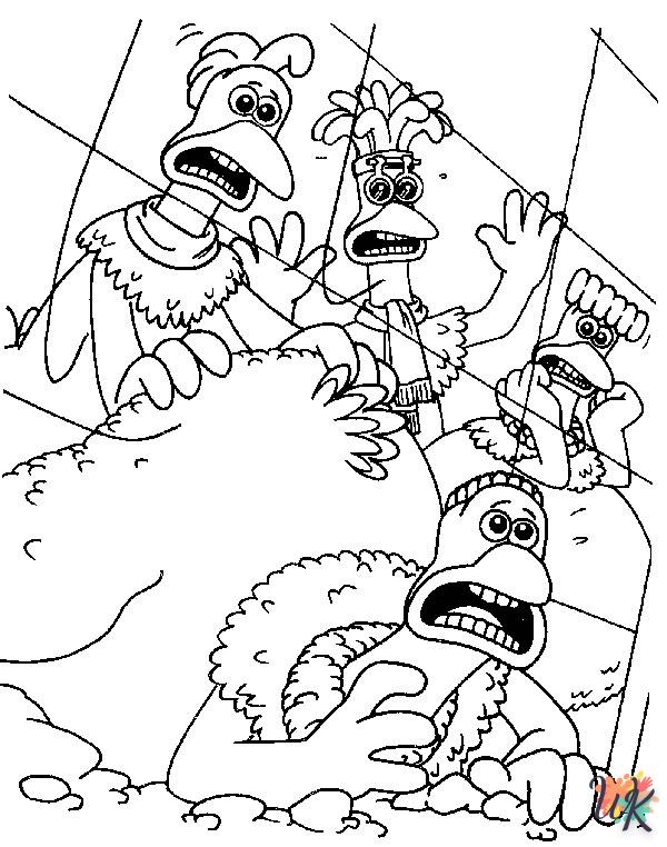 Chicken Run coloring pages printable