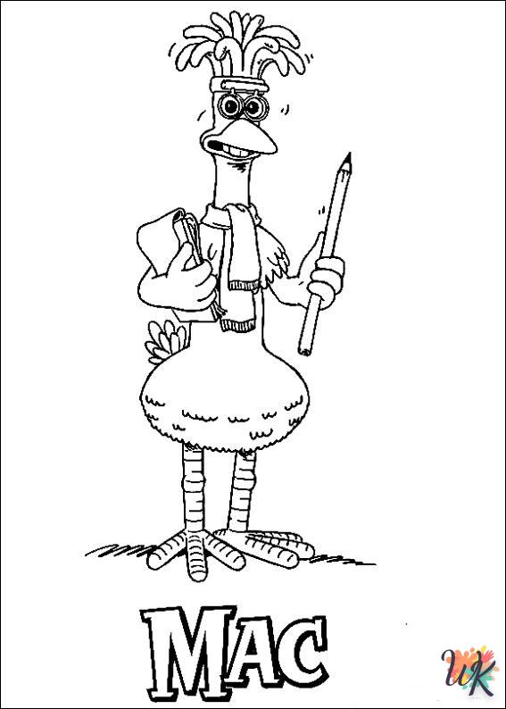 Chicken Run coloring pages to print