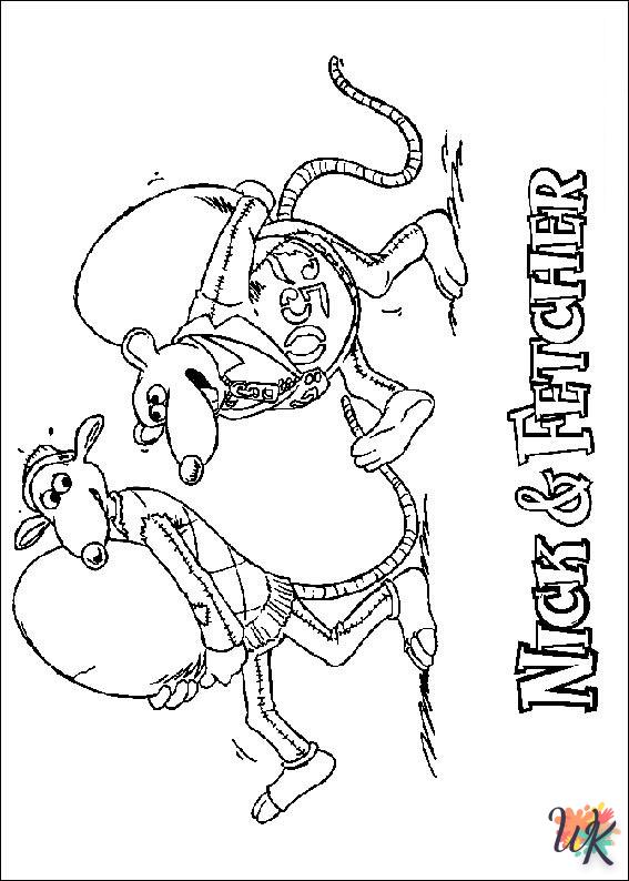 coloring pages for kids Chicken Run