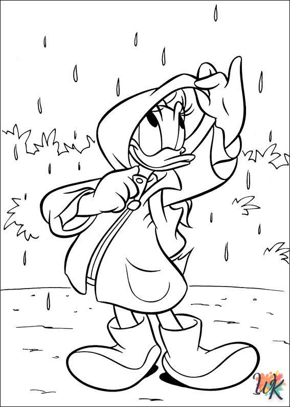 Daisy Duck coloring pages printable free