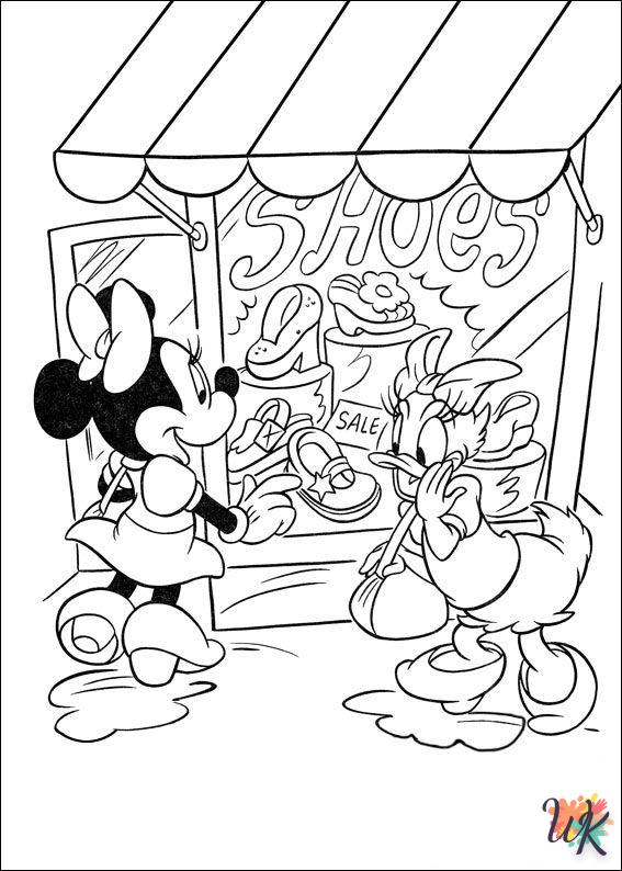 coloring pages Daisy Duck