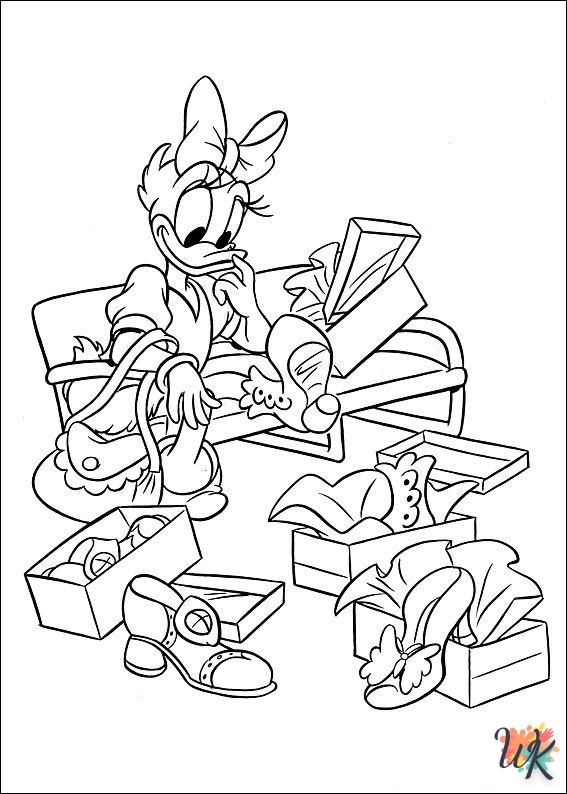 free Daisy Duck coloring pages printable