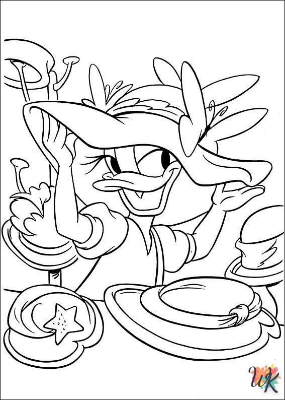 free printable Daisy Duck coloring pages